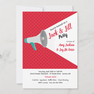 Megafon-Einladung Einladung