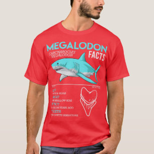 Megalodon Facts Riesentaucher Rette Haihai T-Shirt
