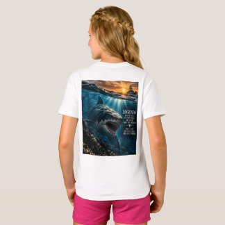 Megalodon-Hai-Ozean-Abenteuer-Kinder-T-Shirt T-Shirt