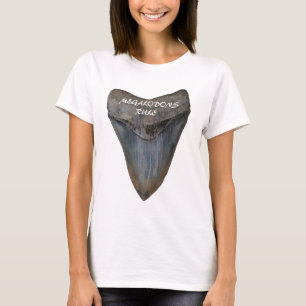 Megalodon Haifisch-Zahn T-Shirt