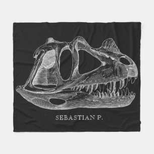Megalosaurus-Dinosaurien-Schädel Paläontologie Sch Fleecedecke