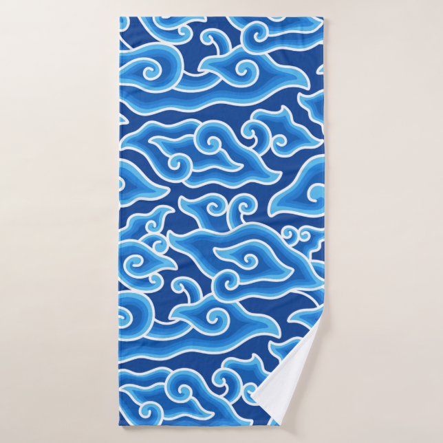 Megamendung-Batik-Muster megamendung Badehandtuch (Badehandtuch)