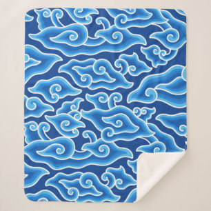 Megamendung-Batik-Muster megamendung Sherpadecke