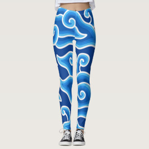 Megamendung-Batik-Muster-  Zazzle_Growshop. Leggings
