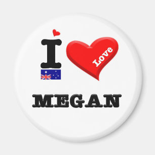 MEGAN - I Liebe Magnet