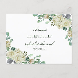 Megan Rose Greenery Christlich Bridesmaid Vorschla Einladungspostkarte