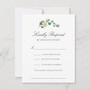 Megan Simple Elegant Song Request Hochzeit Antwort