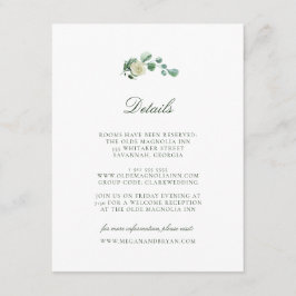 Megan Simple Greenerity Wedding Guest Details Begleitkarte