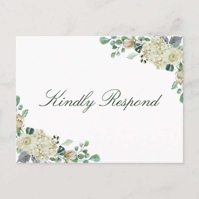 Megan Simple Wedding Song Request UAWG Postcard Einladungspostkarte (Vorderseite)