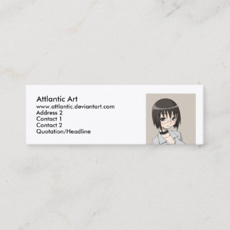 megane, Attlantic Kunst, www.attlantic.de Mini Visitenkarte