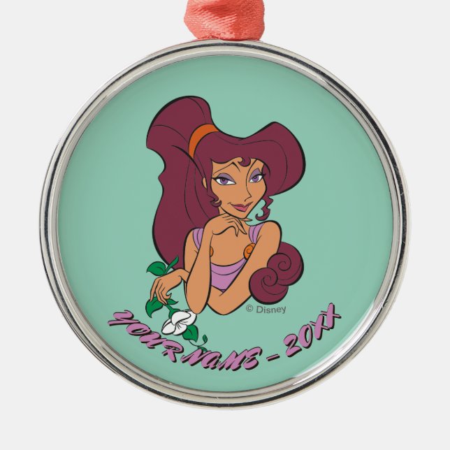Megara Goddess at Heart Metal Ornament (Vorne)