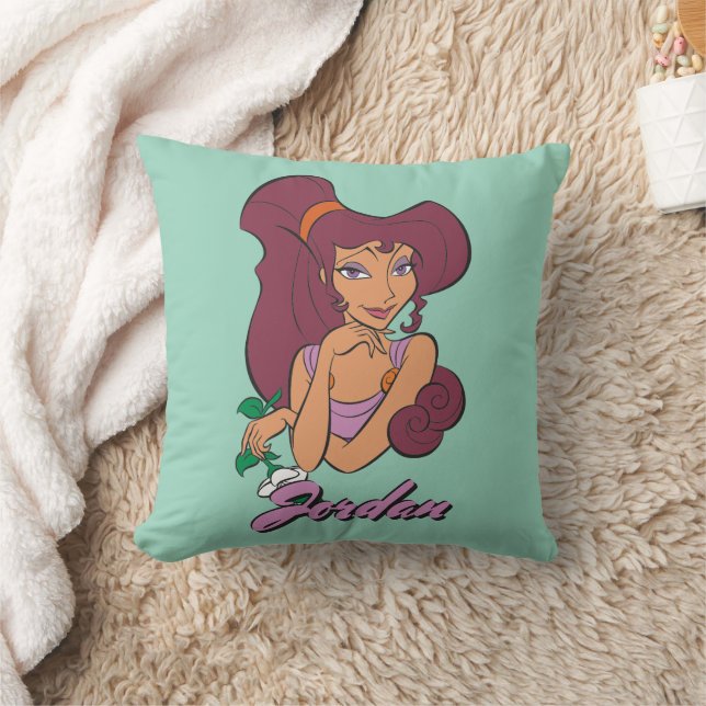 Megara Goddess at Heart Throw Pillow Kissen (Decke)