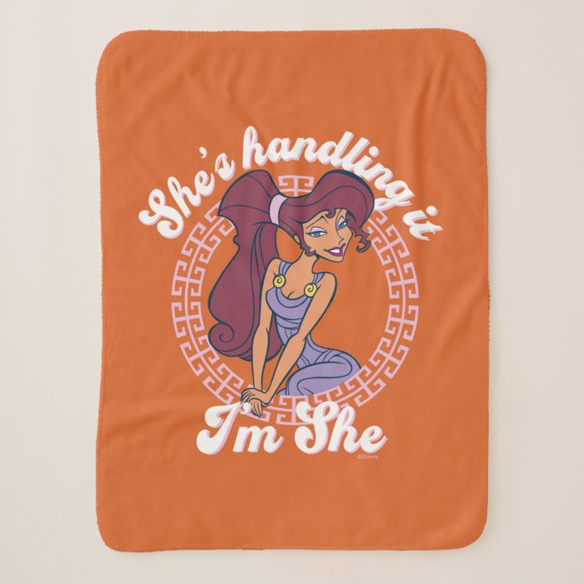 Megara - She's Handling It, I'm She Sherpa Blanket Sherpadecke (Vorderseite)