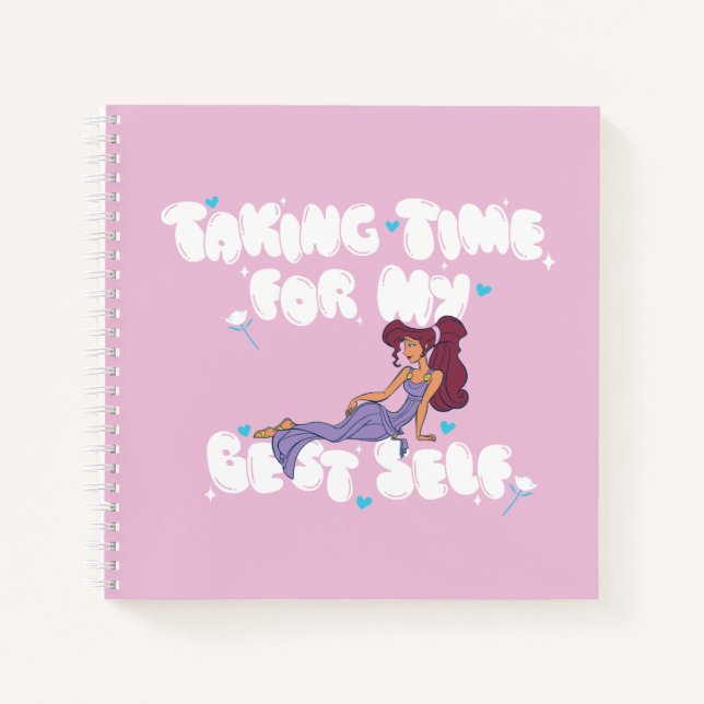 Megara - Taking Time For My Best Self Notebook Notizbuch (Vorderseite)