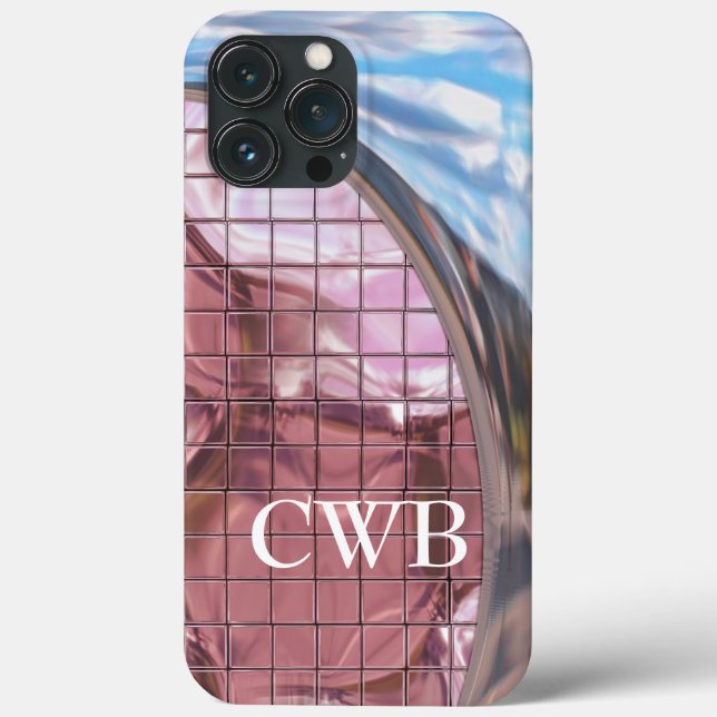 Megastyle Rue Monogram Case-Mate iPhone Hülle (Rückseite)