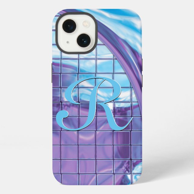 Megastyle Surf Monogramm iPhone Hülle (Rückseite)