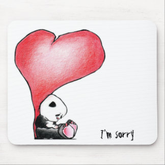 Megg: Ein niedlicher Panda - Herz, bin ich traurig Mousepad