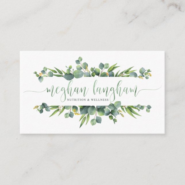 Meghan Langham Visitenkarte (Vorderseite)