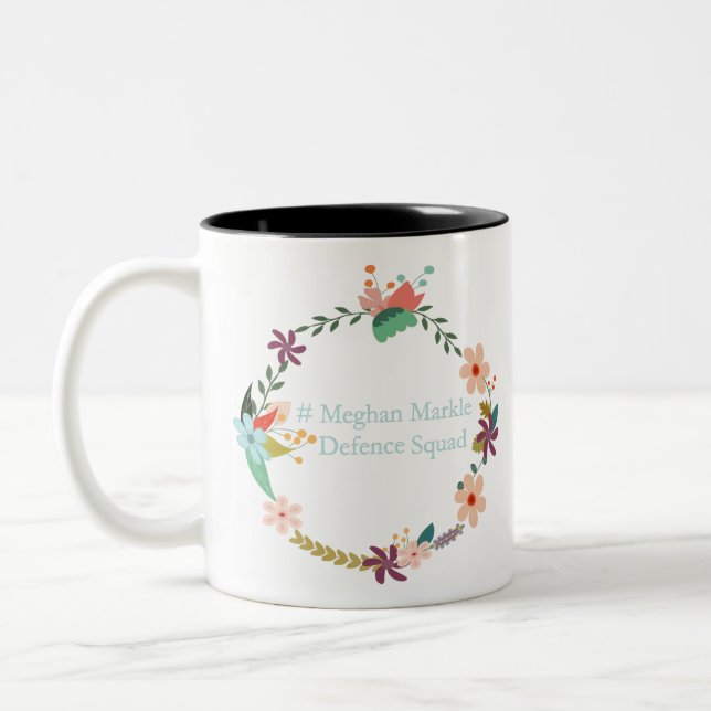 Meghan Markle Defense Squad Zweifarbige Tasse (Links)