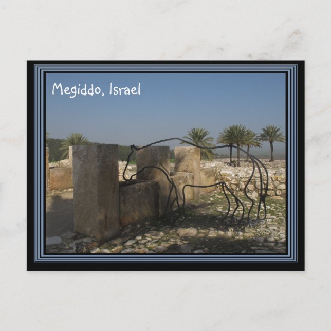 Megiddo Israel Postcard Postkarte (Vorderseite)