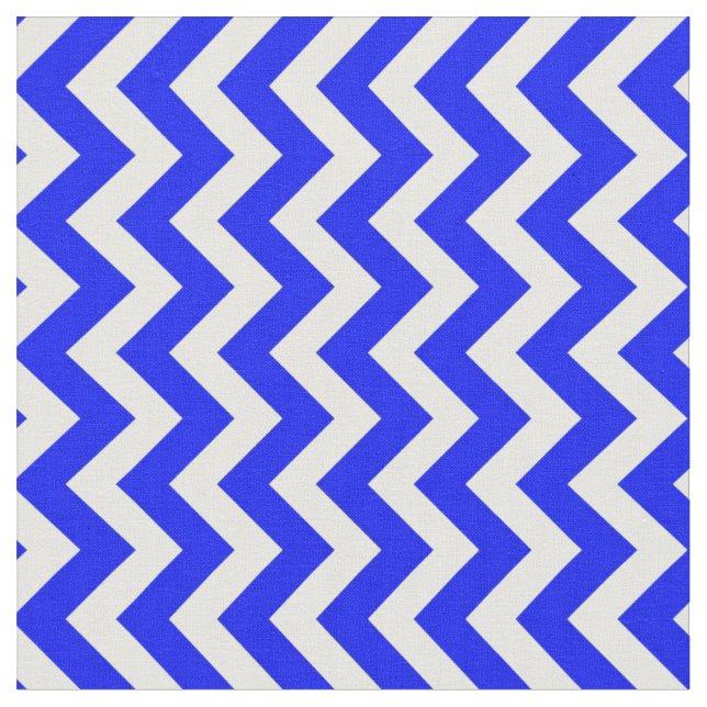 Megwan Blue und White Stoff (Nahaufnahme)