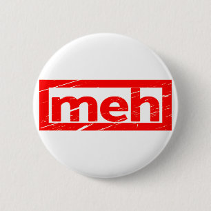 Meh Briefmarke Button