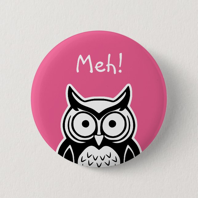 Meh Button (Vorderseite)