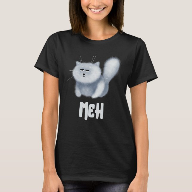 Meh Cat  for Cat  Pet T-Shirt (Vorderseite)