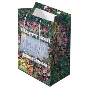 Meh Grabstein-krankhafter Spaß-lustiger Mittlere Geschenktüte