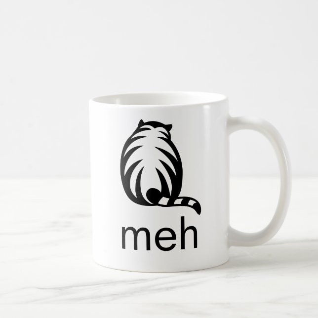 meh Katze Kaffeetasse (Rechts)