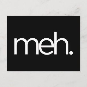 meh meh. postkarte