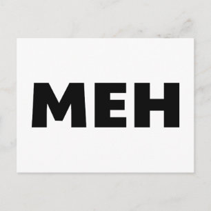 Meh Postkarte