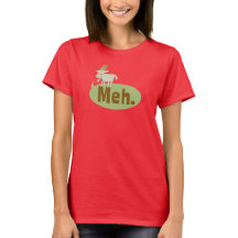Meh (sagte die Ziege) Funny Wordplay Cartoon