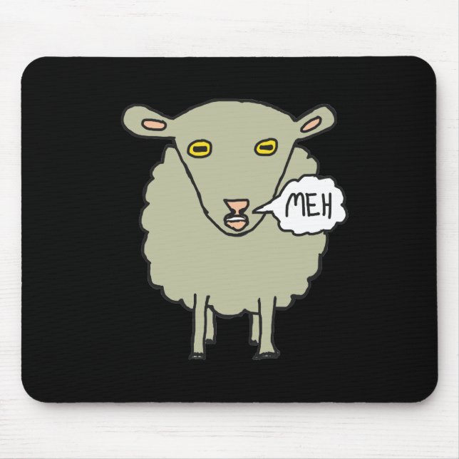 Meh Sheep Mousepad (Vorne)