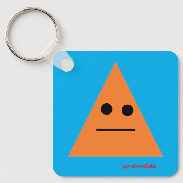 Meh Triangle Keychain Schlüsselanhänger (Vorderseite)