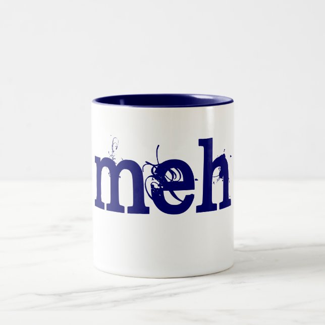 meh zweifarbige tasse (Mittel)
