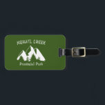 Mehatl Creek Provinzialpark Gepäckanhänger<br><div class="desc">Mehatl Creek Provincial Park in British Columbia Kanada bietet eine Flucht vom Trubel und der Hektik von Vancouver. Der Park ist nur drei Stunden vom unteren Festland entfernt und ermöglicht erfahrenen Wildnisabenteurern, die Schönheit landschaftlicher Bergrücken, üppiger, subalpiner Wiese und unberührter Wälder alten Wachstums zu genießen - alles in vollkommener Stille....</div>
