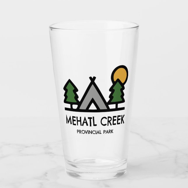 Mehatl Creek Provinzialpark Glas (Vorderseite)