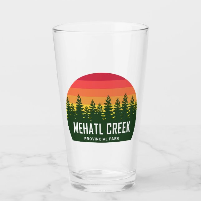 Mehatl Creek Provinzialpark Glas (Vorderseite)