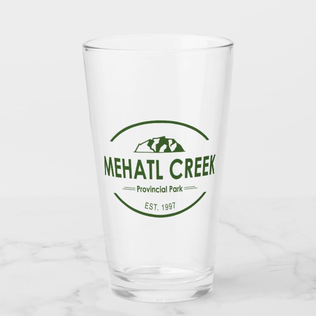 Mehatl Creek Provinzialpark Glas (Vorderseite)