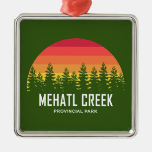 Mehatl Creek Provinzialpark Ornament Aus Metall