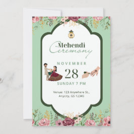 Mehendi Einladung
