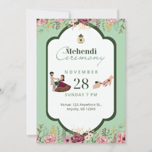 Mehendi Einladung