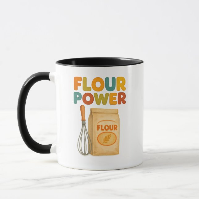 Mehl Power Kaffeemaschine Tasse (Links)