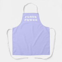 Mehl Power Pastel Periwinkle Lila Schürze