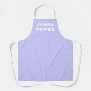Mehl Power Pastel Periwinkle Lila Schürze