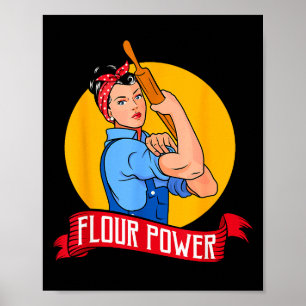 Mehl Wer - Lustiger Back- & Konditorbäcker - Baki Poster