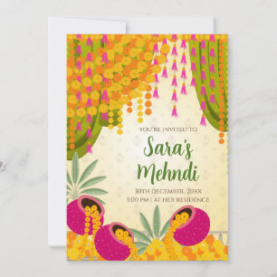 Mehndi Einladungen & Digital Mehndi einladen
