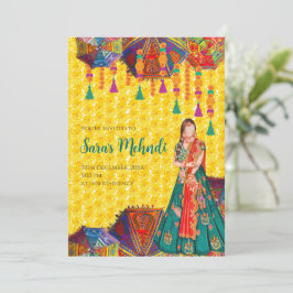 Mehndi Einladungen & Henna Nacht laden Mehandi ein