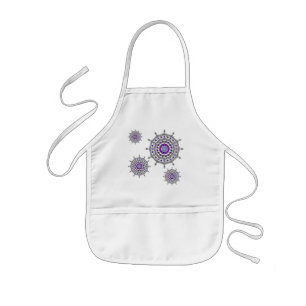 Mehndi-Fantasie-Silbertücher Kinderschürze